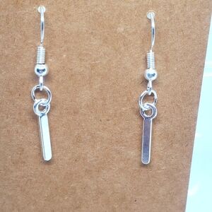 7/$10 I Initial Earrings, New